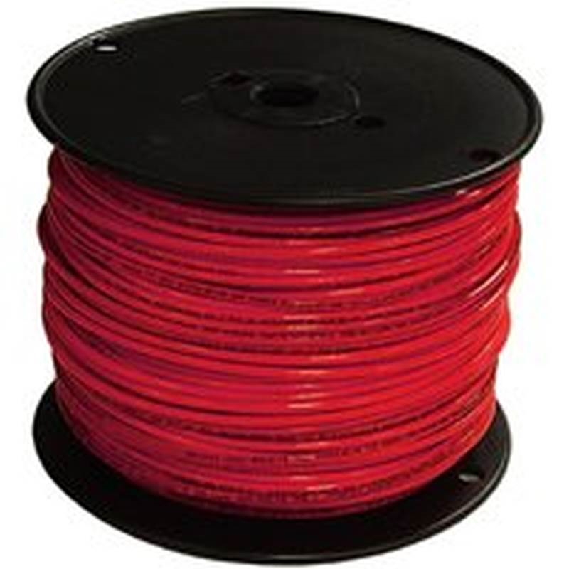 14 Awg Red 500 Feet Thhn Solid Strand Building Wire 