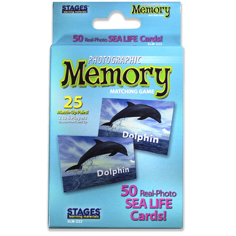 Photographic Memory Matching Game, Sea Life