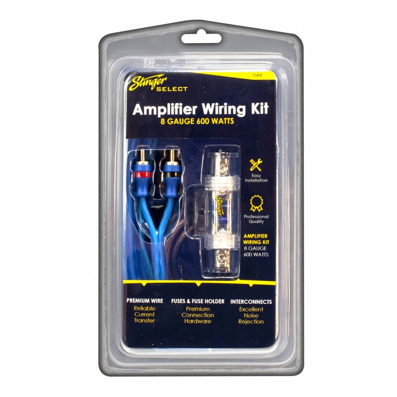 Stinger Select 8Ga 600W Wiring Kit