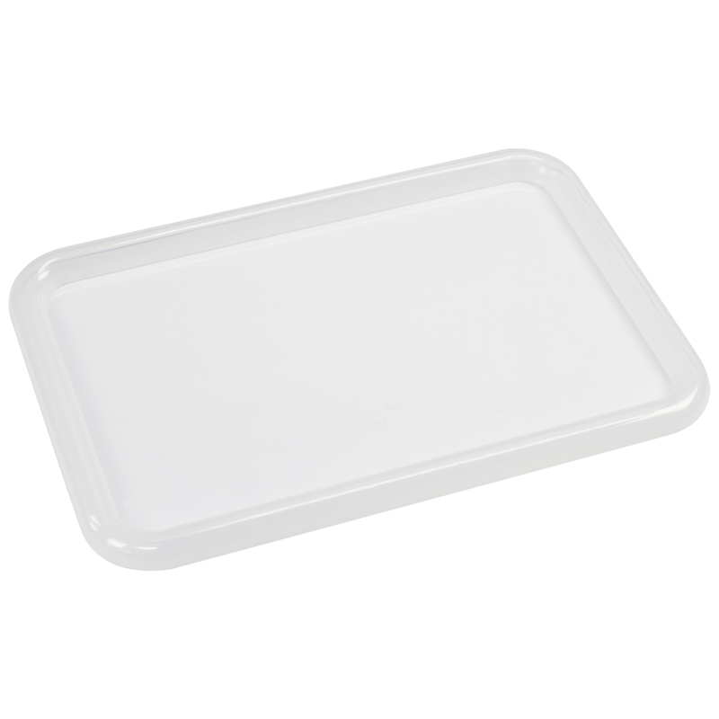 Clear Lid Bin Cover, Fits Storex Small Cubby Bin, 5-Pack