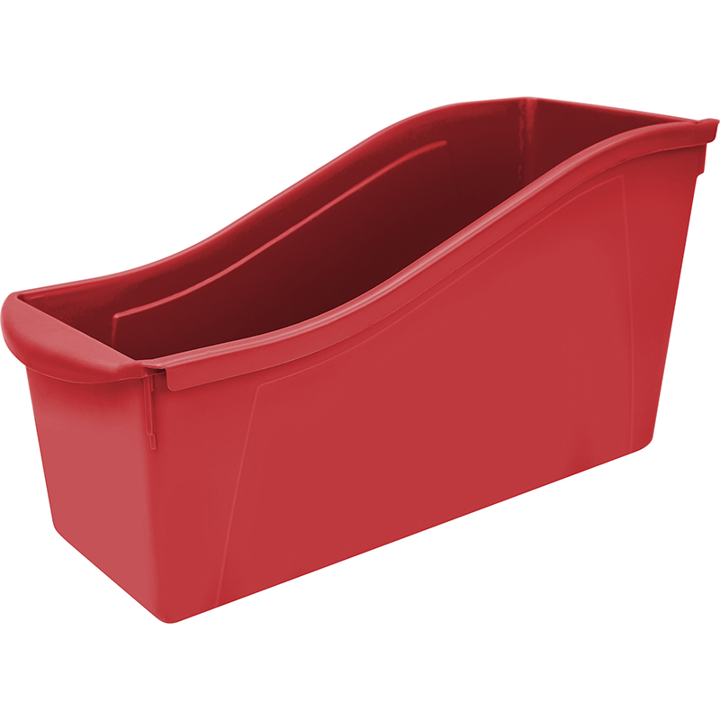 Large Book Bin, Red