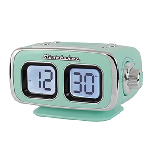 Studebaker SB3500TE Teal Roommate Bluetooth Clock Radio