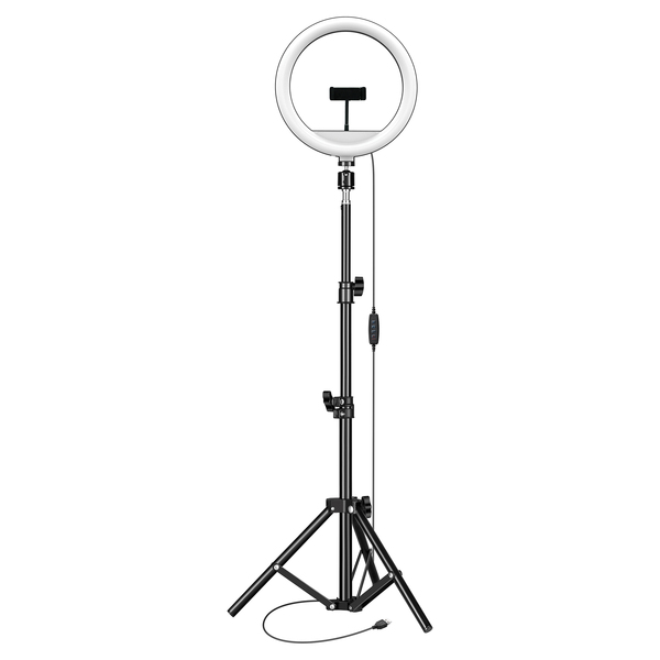 Supersonic SC-2230RGB PRO Live Stream LED Selfie RGB Ring Light with Floor Stand (12-Inch, 208 LEDs)