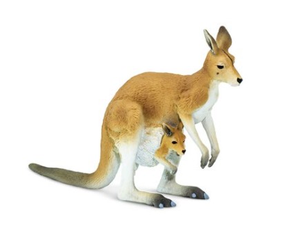 Kangaroo With Joey Figurine