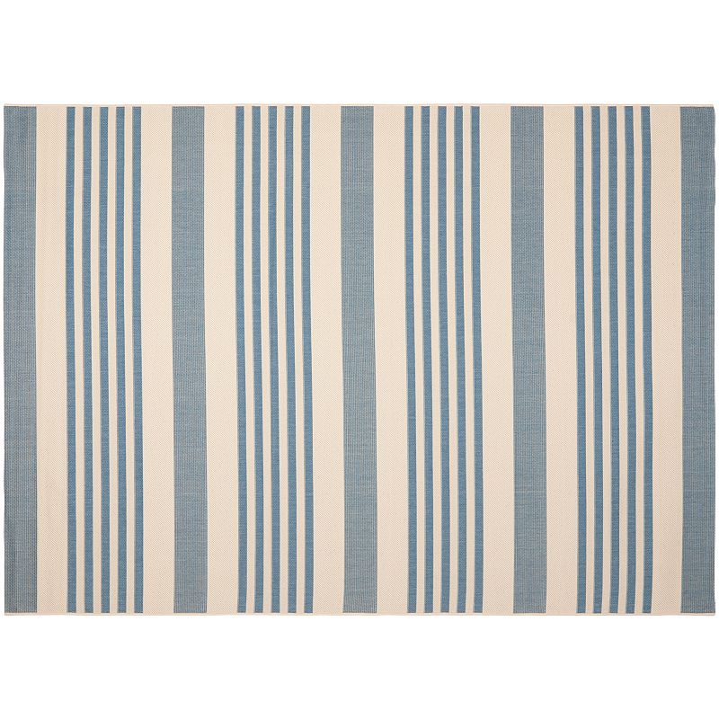 Safavieh Courtyard Indoor/Outdoor Runner, 2'3 X 6'7, Beige/Blue