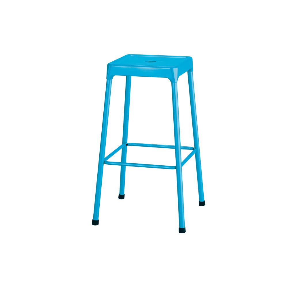 Safco Steel Bar Stool - BabyBlue