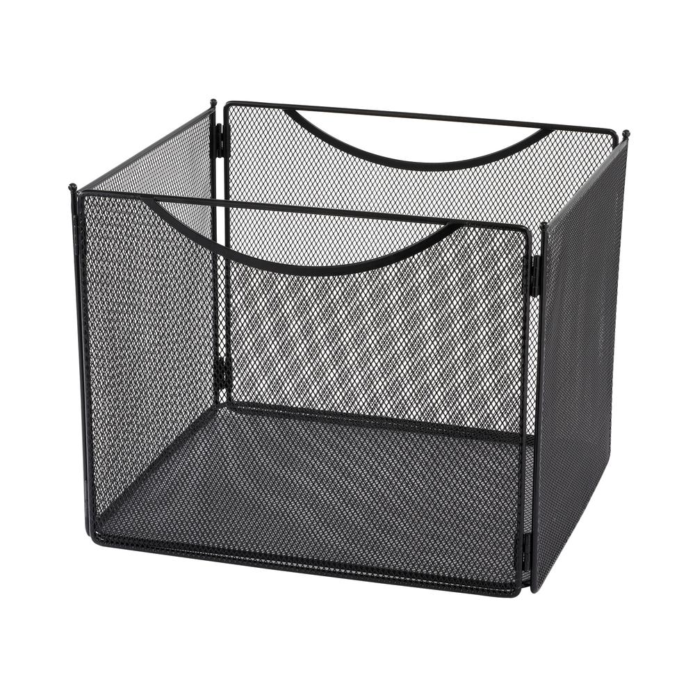 Onyx Mesh Desktop Box File, 10"D (Qty. 6) - Black