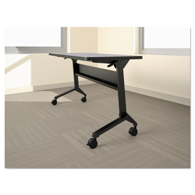 Safco Flip-N-Go Black Training Table Base - Black Base - 28" Height - Assembly Required