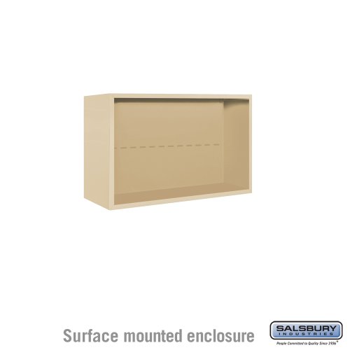 Surface Mounted Enclosure - for 3705 Double Column Unit - Sandstone