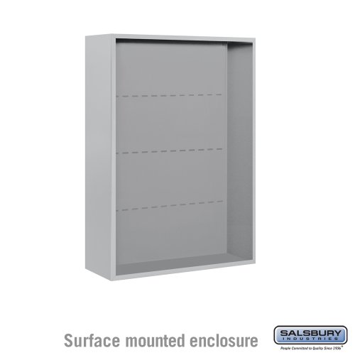 Surface Mounted Enclosure - for 3711 Double Column Unit - Aluminum