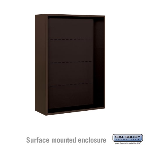 Surface Mounted Enclosure - for 3711 Double Column Unit - Bronze