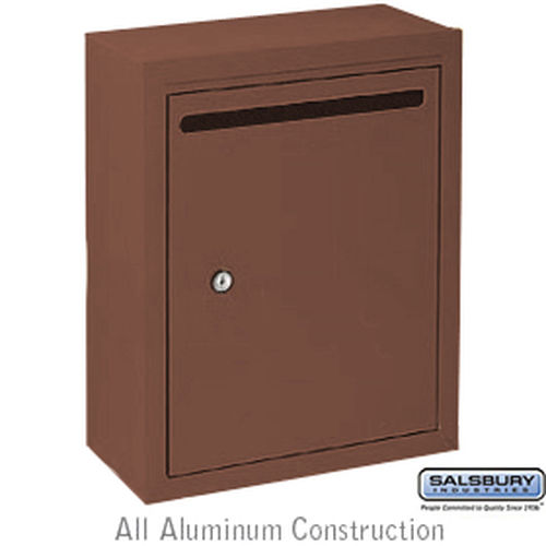 Letter Box (Includes Commercial Lock) - Standard - Surface Mounted - Bronze - Private Access
