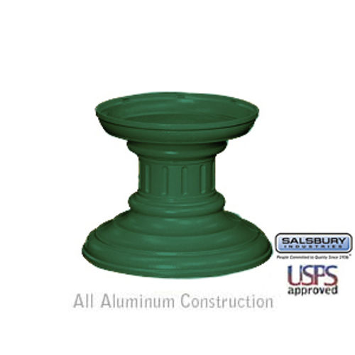 Regency Decorative Pedestal Cover - Short (Option for CBU Pedestal #3385) - Green