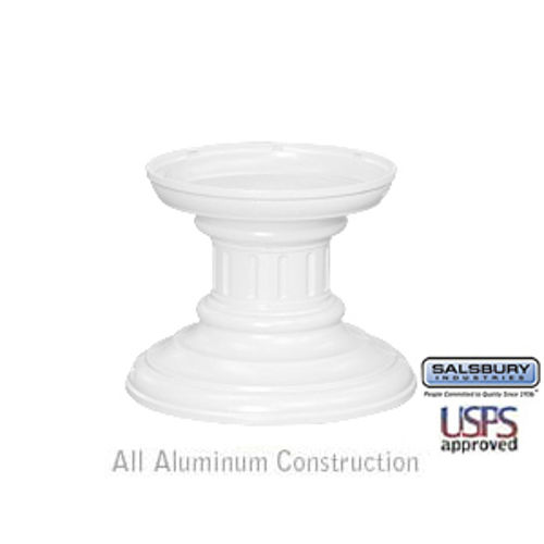 Regency Decorative Pedestal Cover - Short (Option for CBU Pedestal #3385) - White