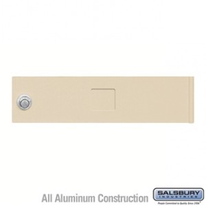 Replacement Door and Lock - Standard MB1 Size - for 4C Pedestal Mailbox - with (3) Keys - Sandstone