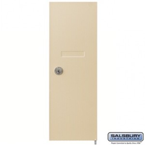 Replacement Door and Lock - for Vertical Mailbox - with (2) Keys - Sandstone