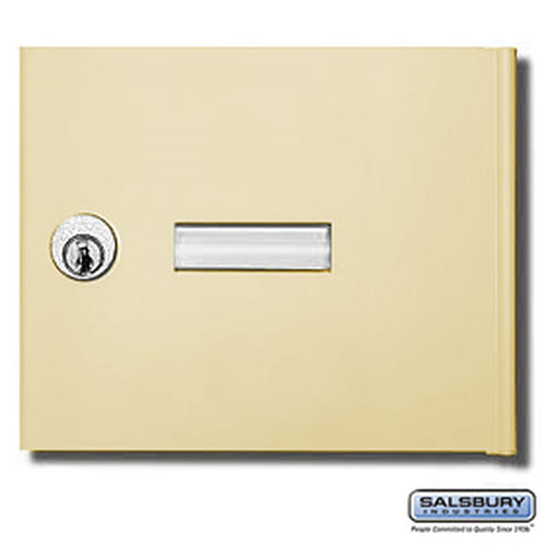 Replacement Door and Lock - Standard A Size - for 4B+ Horizontal Mailbox - with (2) Keys - Sandstone