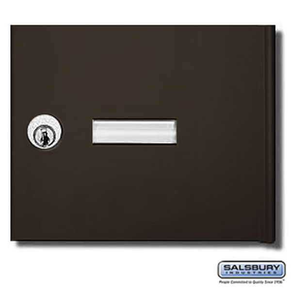 Replacement Door and Lock - Standard A Size - for 4B+ Horizontal Mailbox - with (2) Keys - Bronze