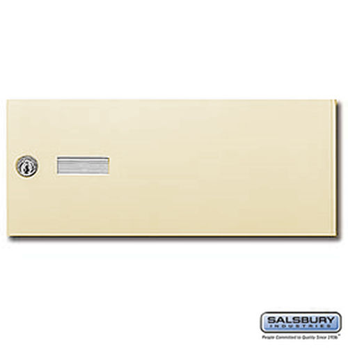 Replacement Door and Lock - Standard B Size - for 4B+ Horizontal Mailbox - with (2) Keys - Sandstone