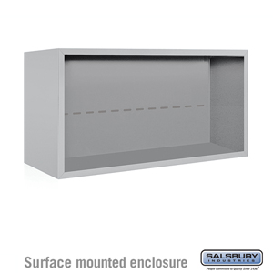 Surface Mounted Enclosure - for 3704 Double Column Unit - Aluminum