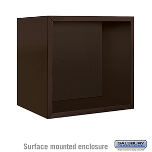 Surface Mounted Enclosure - for 3704 Single Column Unit - Bronze
