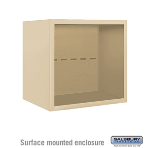 Surface Mounted Enclosure - for 3704 Single Column Unit - Sandstone