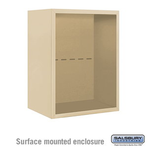 Surface Mounted Enclosure - for 3706 Single Column Unit - Sandstone