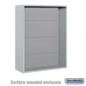 Surface Mounted Enclosure - for 3710 Double Column Unit - Aluminum