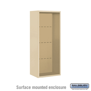 Surface Mounted Enclosure - for 3710 Single Column Unit - Sandstone