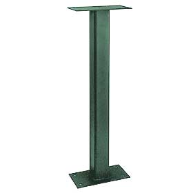 Mail House Post - Bolt Mounted - Green