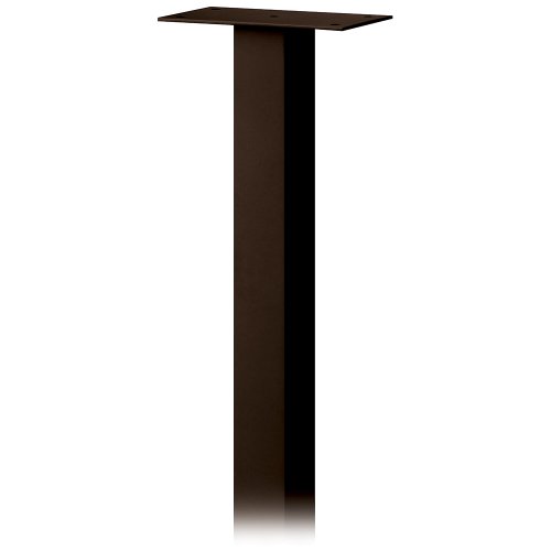 Standard Pedestal - In-Ground Mounted - for Designer Roadside Mailbox - Bronze