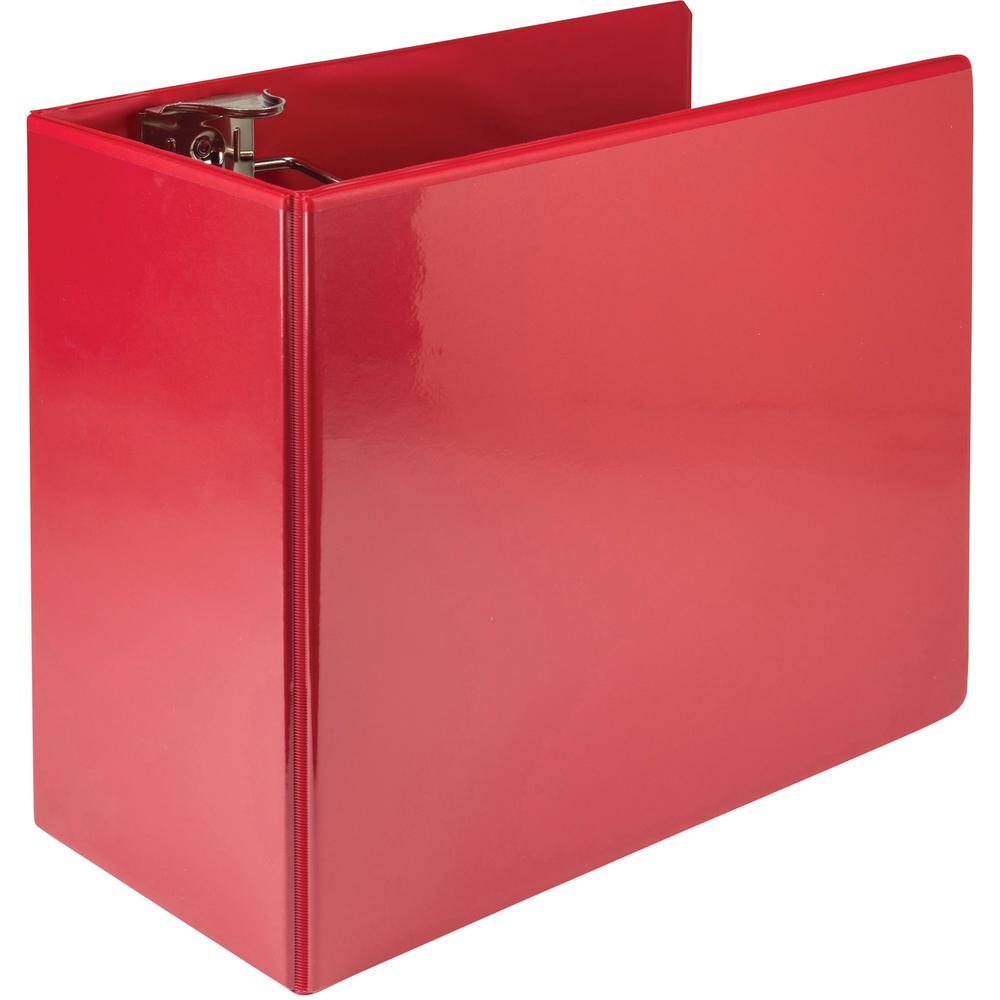 Samsill Nonstick 6" Locking D-Ring View Binder - 6" Binder Capacity - 1225 Sheet Capacity - 3 x D-Ring Fastener(s) - 2 Internal 