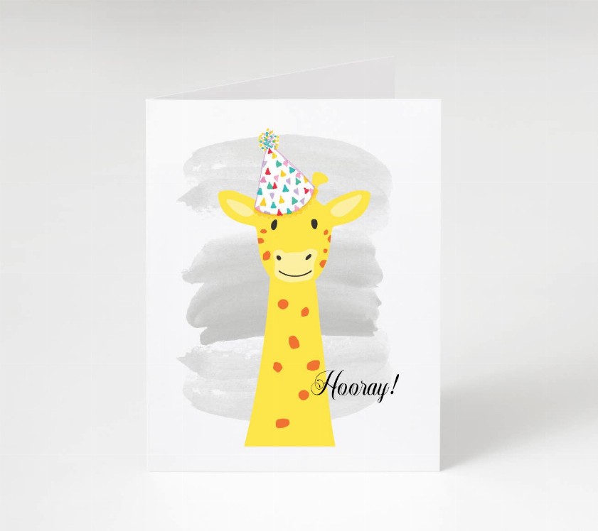 Hooray! Giraffee Card