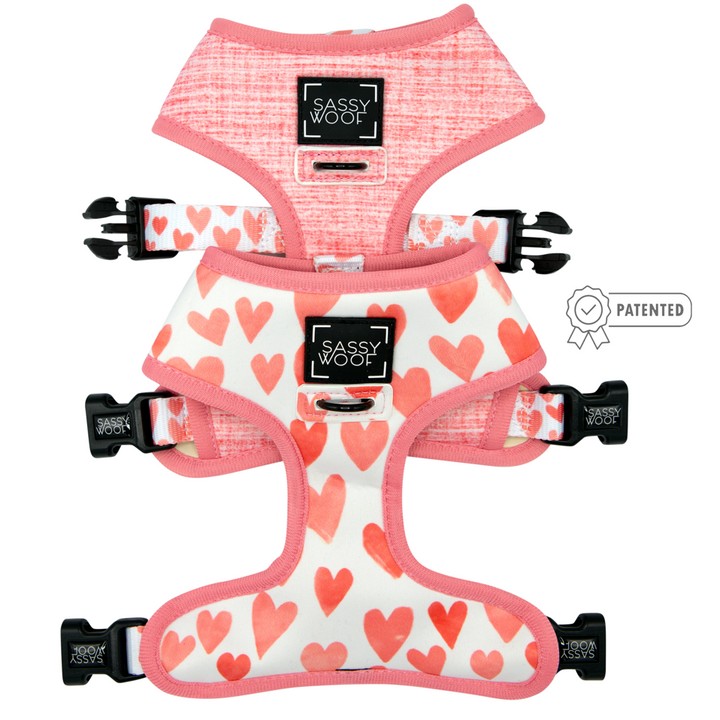 Reversible Harness - Large Pink