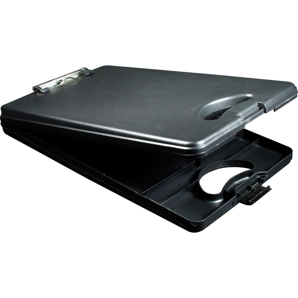 Saunders Deskmate II Portable Desktop - 0.50" Clip Capacity - Storage for Stationary - Bottom Opening - 10" x 16" - Polypropylen