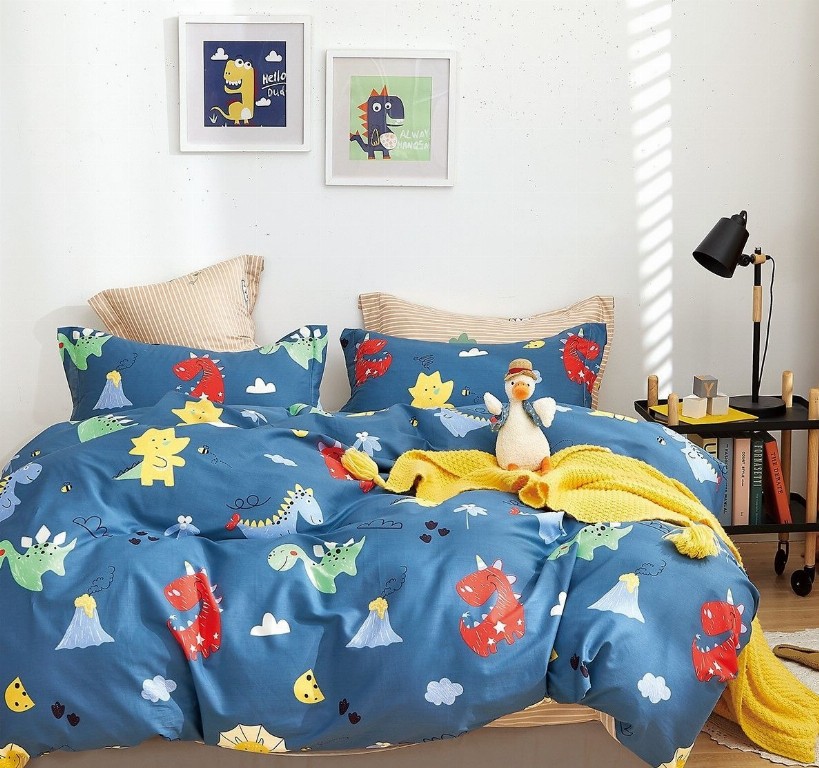 Markutas Dinosaur 100% Cotton Comforter Set Queen/Full