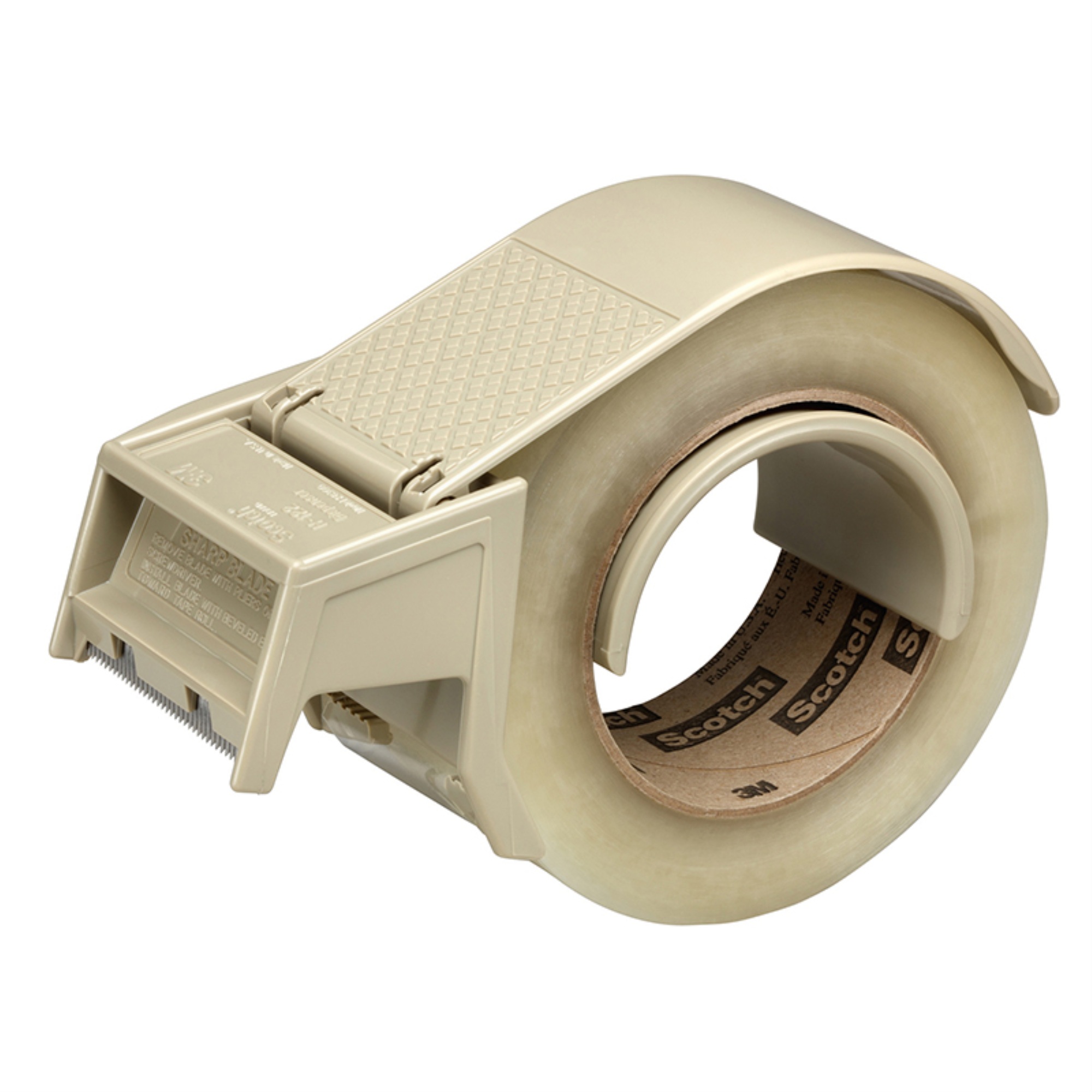 Scotch Packaging/Sealing Tape Hand Dispenser - Holds Total 1 Tape(s) - 3" Core - Refillable - Adjustable Tension Mechanism, Retr