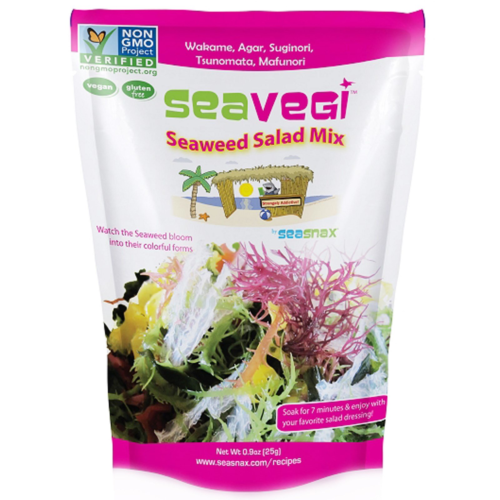 SeaSnax Seaweed Salad Mix (12x.9 Oz)