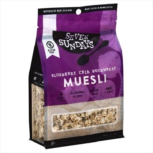 Seven Sundays Muesli - Blueberry Chia Buckwheat (6X12 OZ)