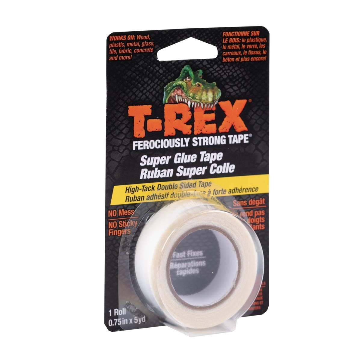 TREX DOUBLE SIDED SUPER GLUE TAPECLR 0.75 IN.X5 YD