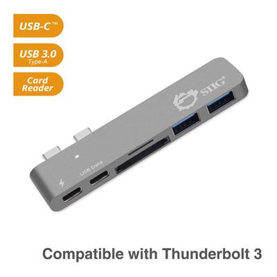 Thunderbolt 3 USB C Hub SpcGry