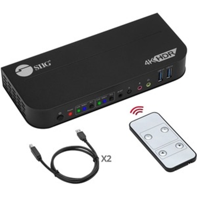 2x1 DP 4K KVM USB 3.0 Switch