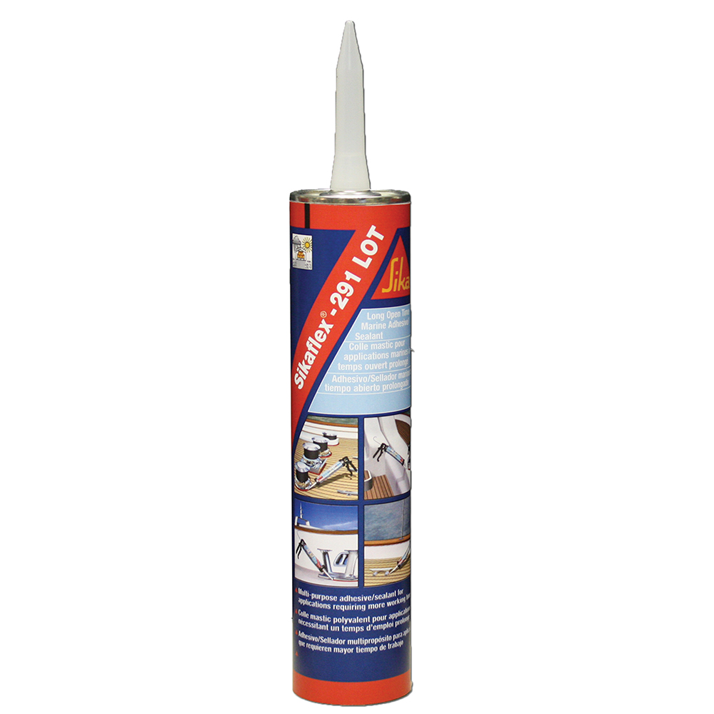 Sika Sikaflex 291 LOT Slow Cure Adhesive & Sealant 10.3oz(300ml) Cartridge - Black