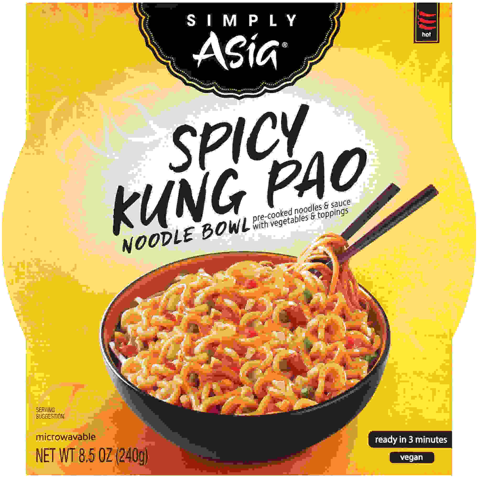 Simply Asia Spicy Kung Pao Noodle Bowl (6x8.5 Oz)