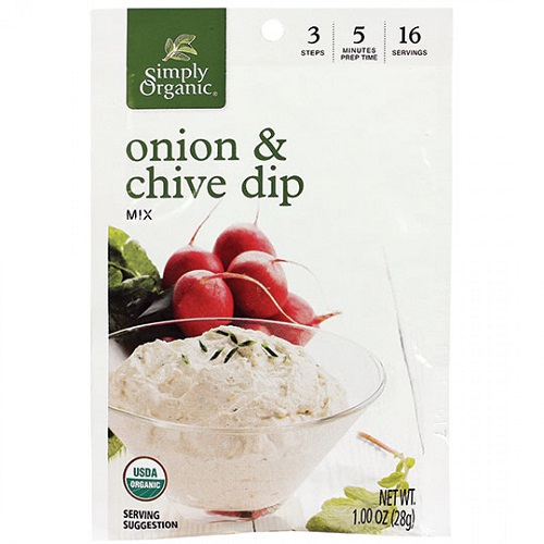 Simply Organic Onion & Chive Dip (12X1 OZ)