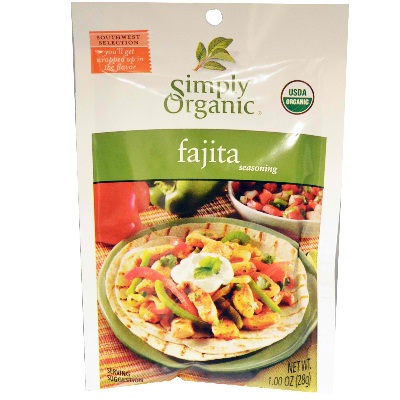 Simply Organic Fajita Seasoning (12x1OZ )