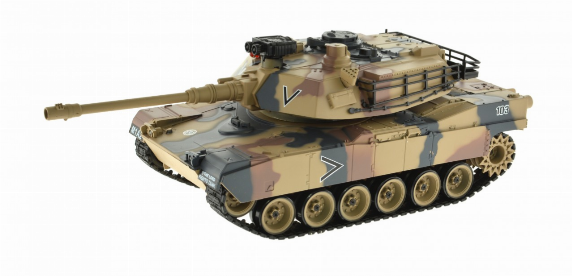 1:18 Scale M1A2 Abrams With Airsoft Cannon