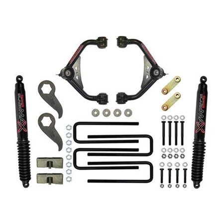 11-19 2500HD/3500HD SIERRA/SILV 3-3.5IN UPPER A-ARMLIFT KIT W/M9500 REAR SHOCK