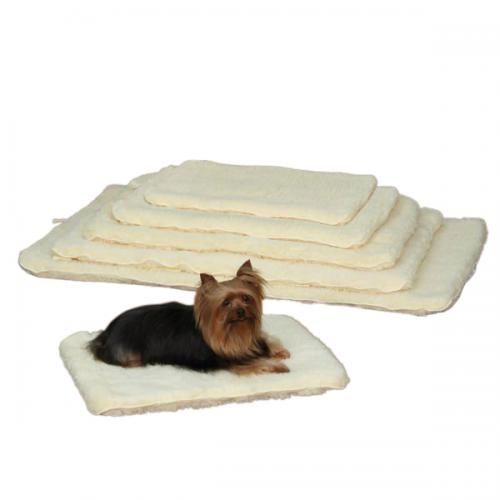 Slumber Pet Double Sided Sherpa Mat - Medium Large Natural