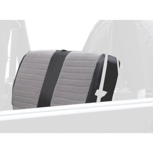 XRC Rear Seat Cover in Gray on Black